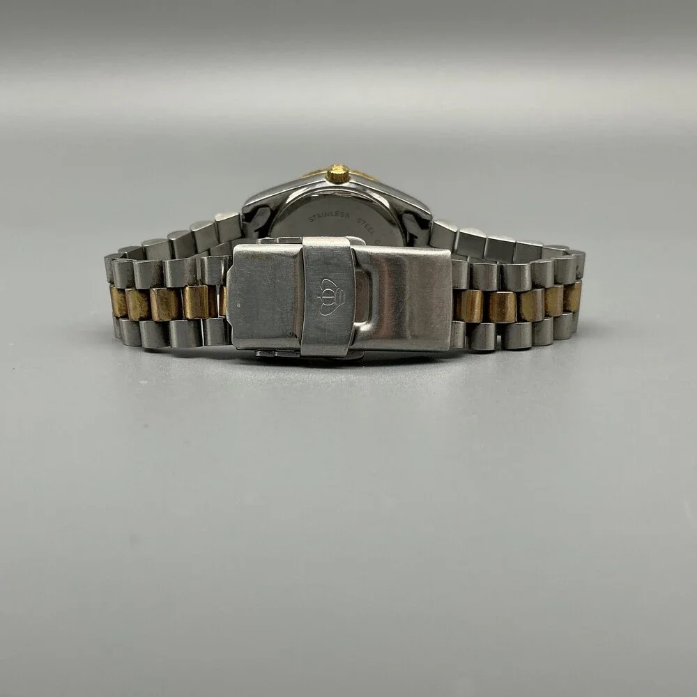 Jules Jurgensen Womens Watch 25mm Champagne Dial Date Two Tone New Battery 6